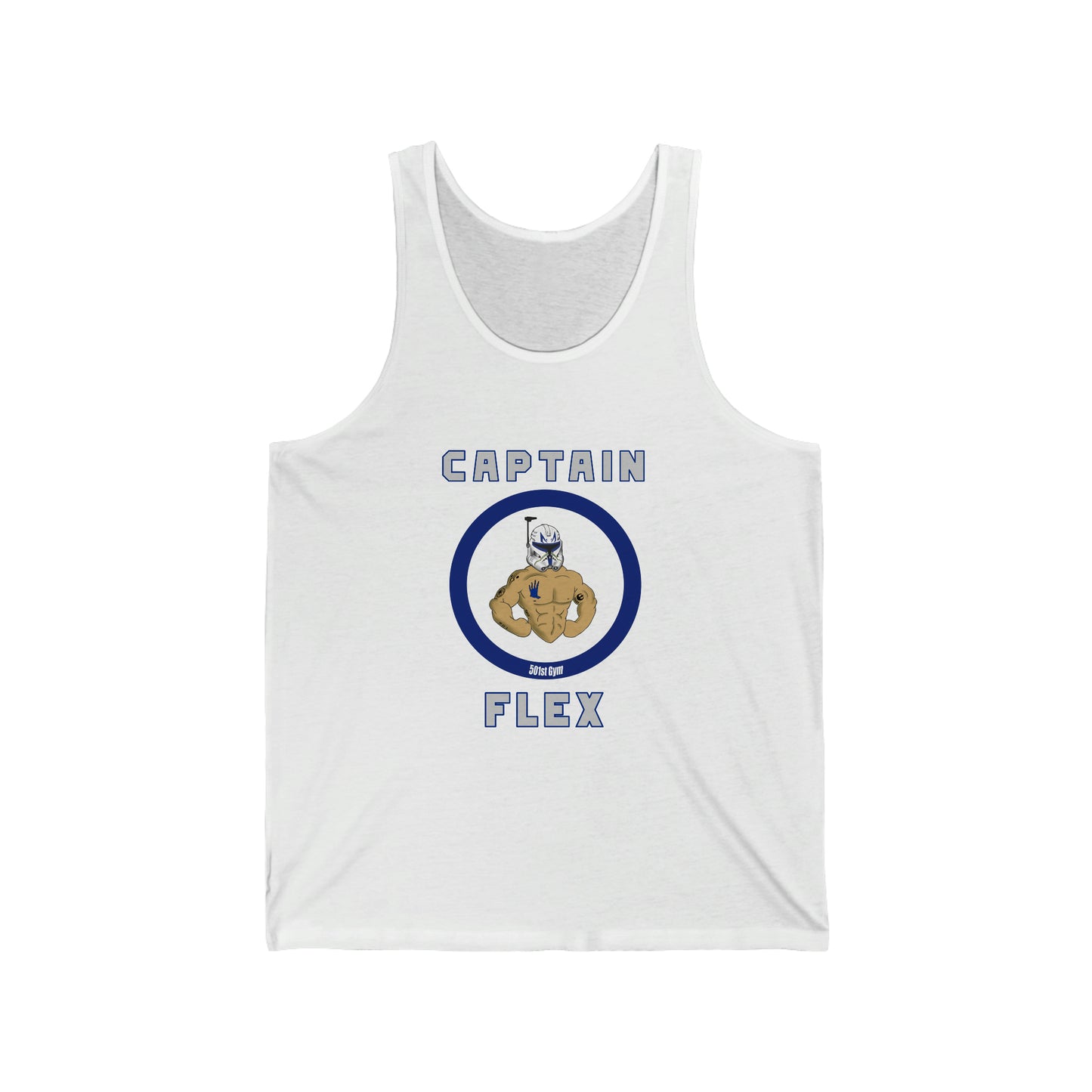 “Captain Flex” Unisex Jersey Tank