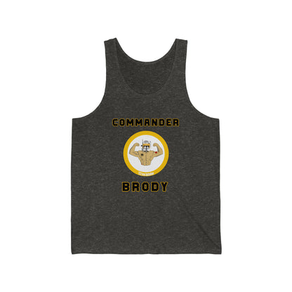 “Commander Brody” Unisex Jersey Tank