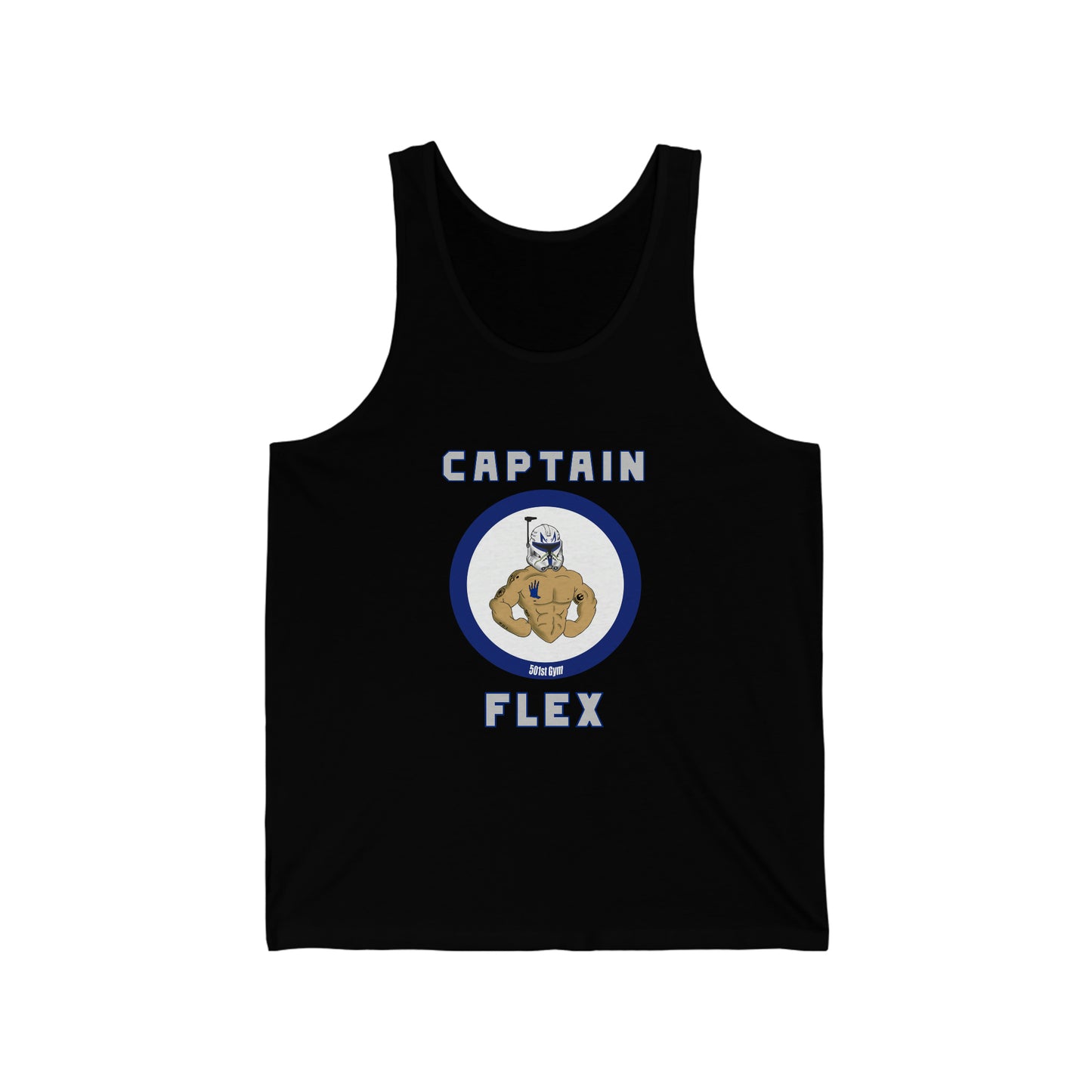 “Captain Flex” Unisex Jersey Tank