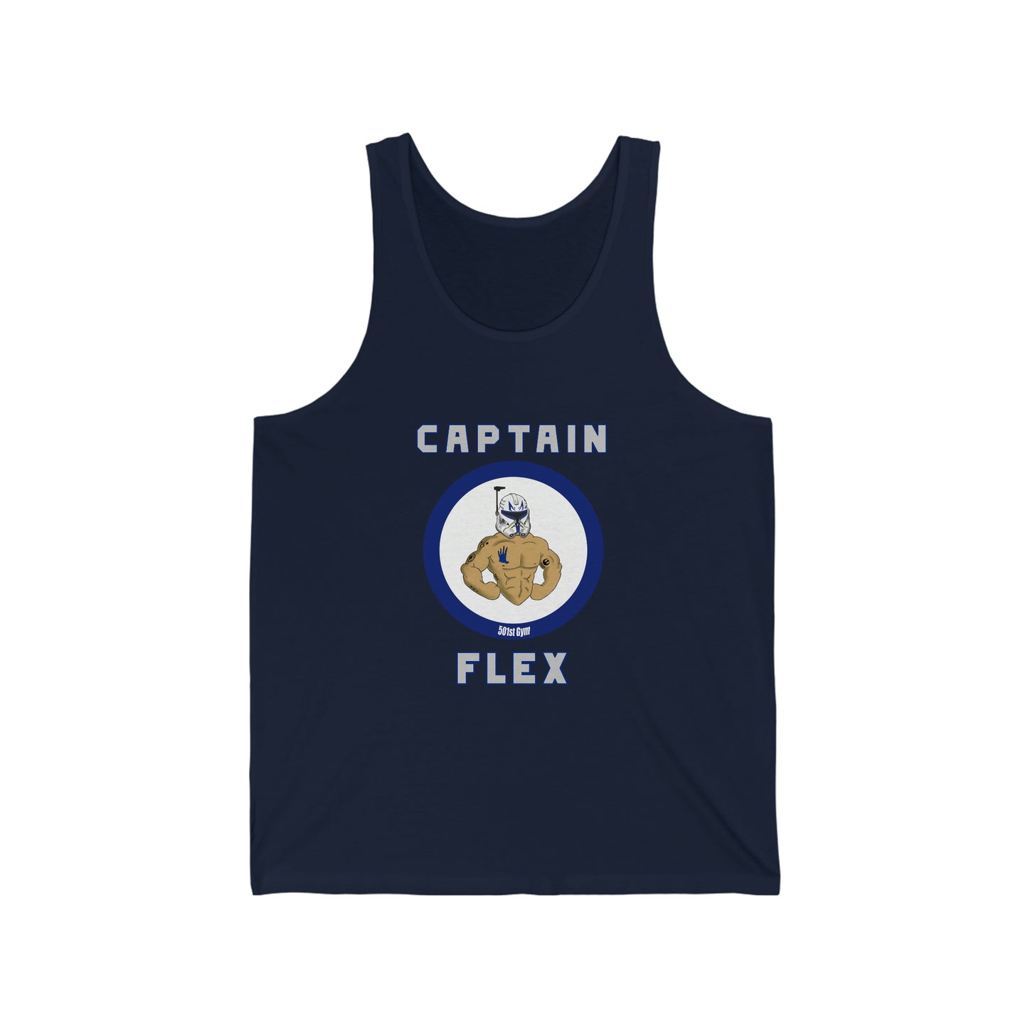 “Captain Flex” Unisex Jersey Tank